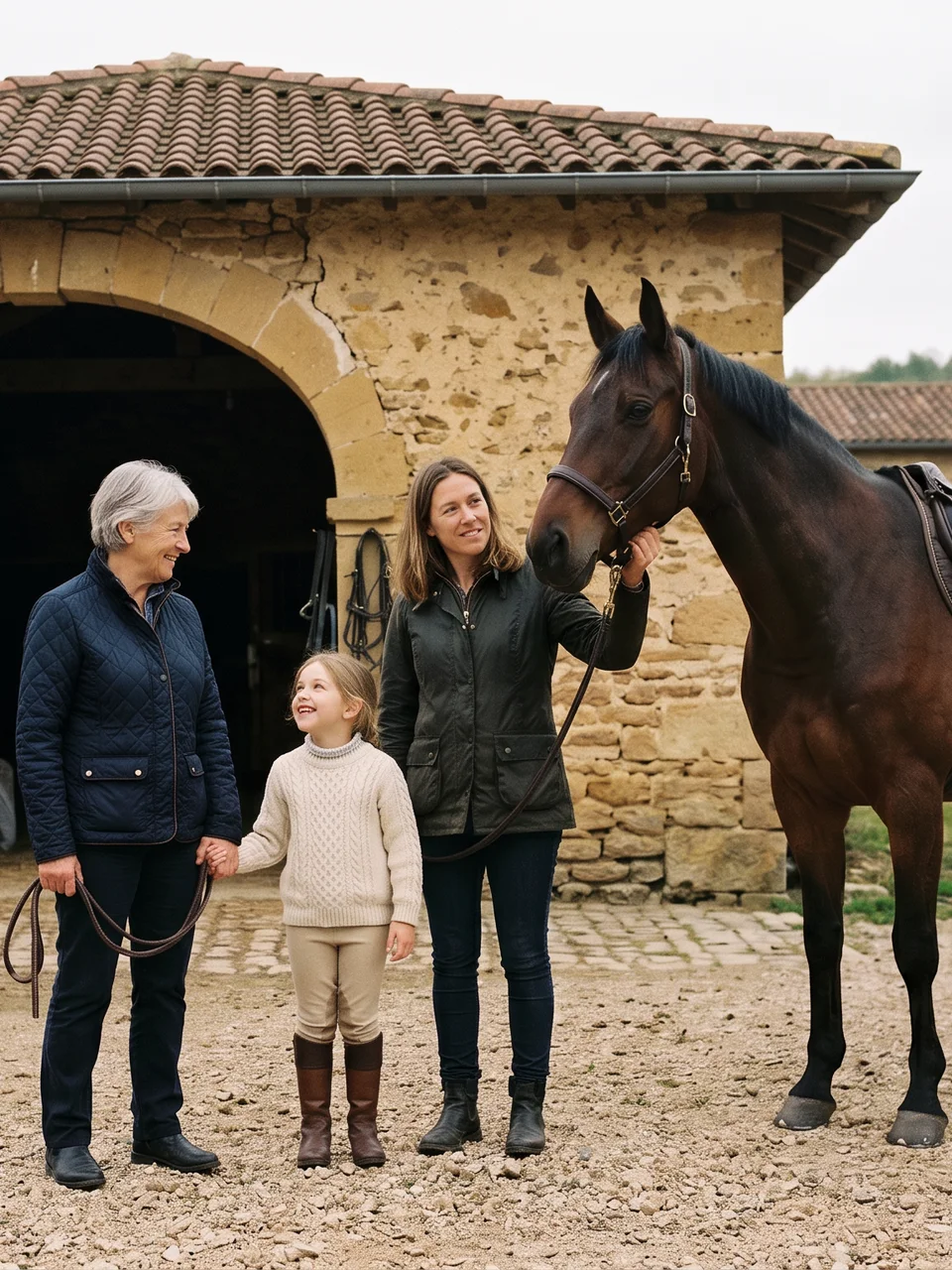 L'équipe, Écurie du Nirvana, centre équestre à Jas